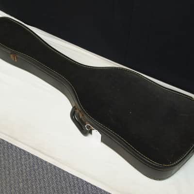 Matsumoku Memphis electric guitar used - black - with case - Single Cut style - vintage image 2