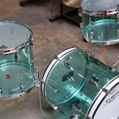 Klash Custom Coke Bottle Acrylic 12" 14" 18" 3pc Drum Kit Set image 2