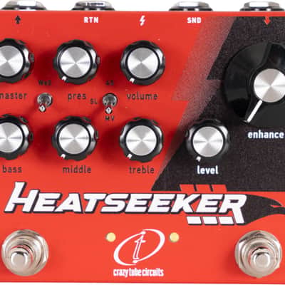 Crazy Tube Circuits Heatseeker Preamp/Amp Simulator Effects Pedal image 1