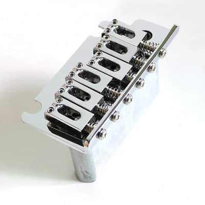 Chrome Stratocaster Style 2 Point Bridge Tremolo System image 2