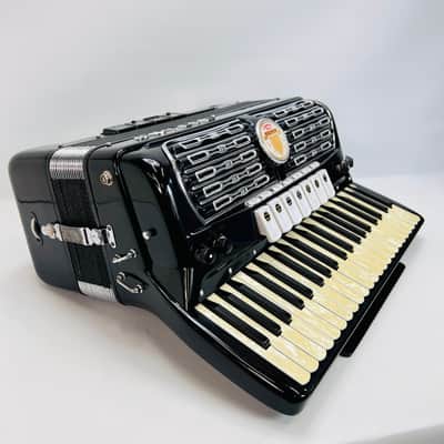 VTG Titano Palmer Converter Grand Piano Accordion Black LMH 41 Keys 120 Bass image 9