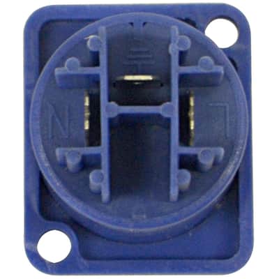 Seismic Audio Panel Mount Power Cable Receptacle - Fits D Series Pattern Hole image 4