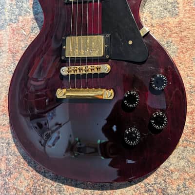 1994 Gibson Les Paul Studio with Ebony Fretboard- Wine Red and Hard Case image 2