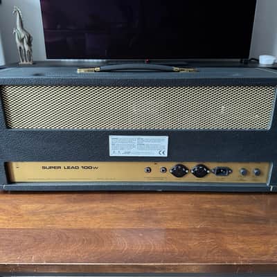 Marshall 1959HW Handwired JMP Reissue 2-Channel 100-Watt Guitar Amp Head 2005 - Present - Black image 3