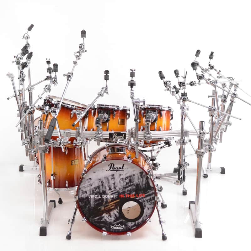 Pearl Master Studio Series 7-Piece Birch Drum Kit W/ Rack Virgil