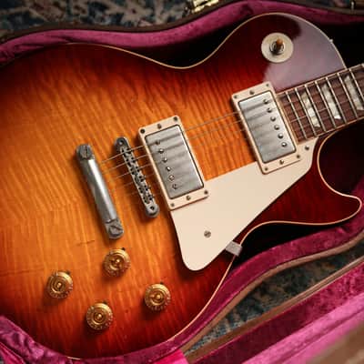 2022 Gibson Custom Shop 59' R9 Les Paul Standard VOS Royal Tea Burst image 3