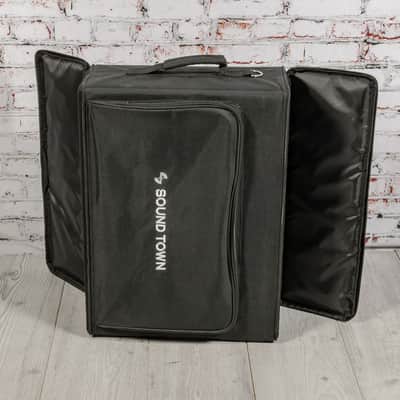 Sound Town - 3U Rack Case w/Bag, Black - x0551 - USED image 1