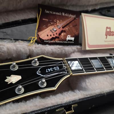 1984 Gibson ES-347 TD ONE OWNER CASE QUEEN TIME CAPSULE Sunburst ES347TD 347TD 335 345 355 Semi-Hollowbody Archtop Vintage 80s 1980's Guitar image 2