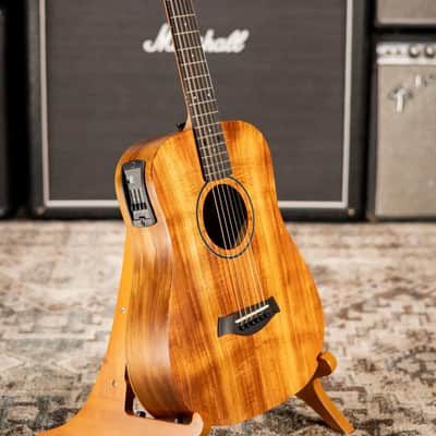 Taylor BTe-Koa Baby Taylor Acoustic/Electric Guitar with Gig Bag image 15