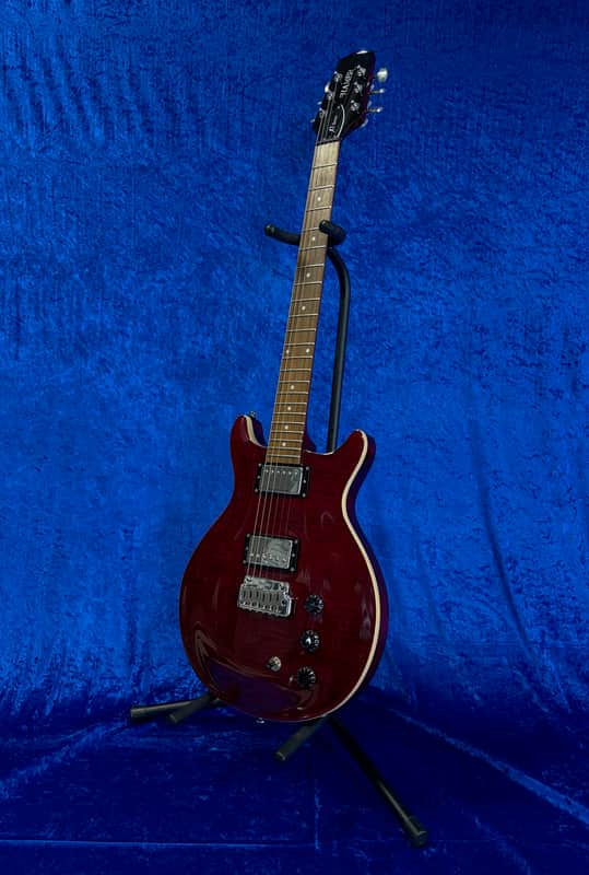 Hamer XT Series Electric Guitar, Dark Cherry Burst image 1