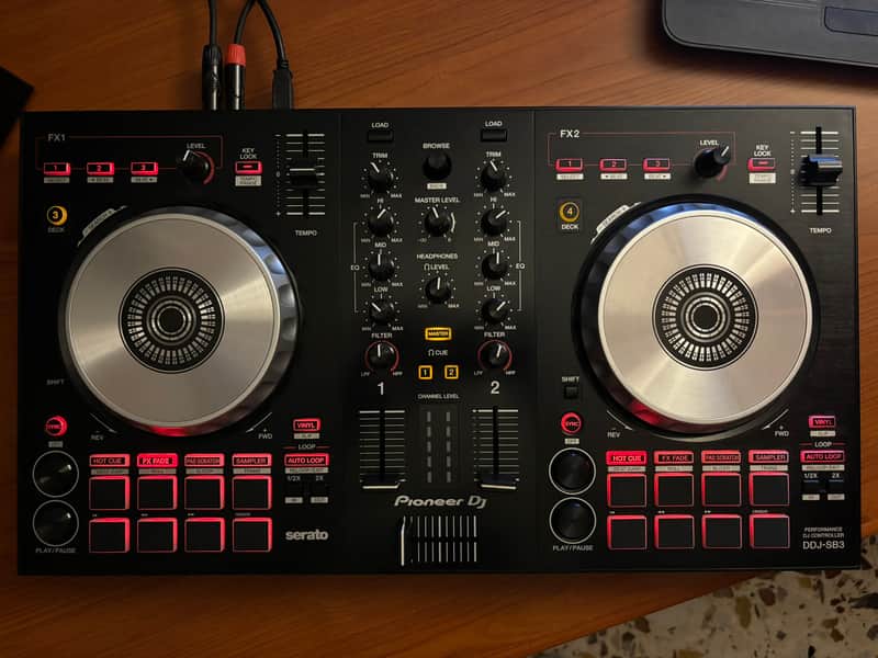 Pioneer DDJ-SB3 2-Channel DJ Controller 2010s - Black | Reverb