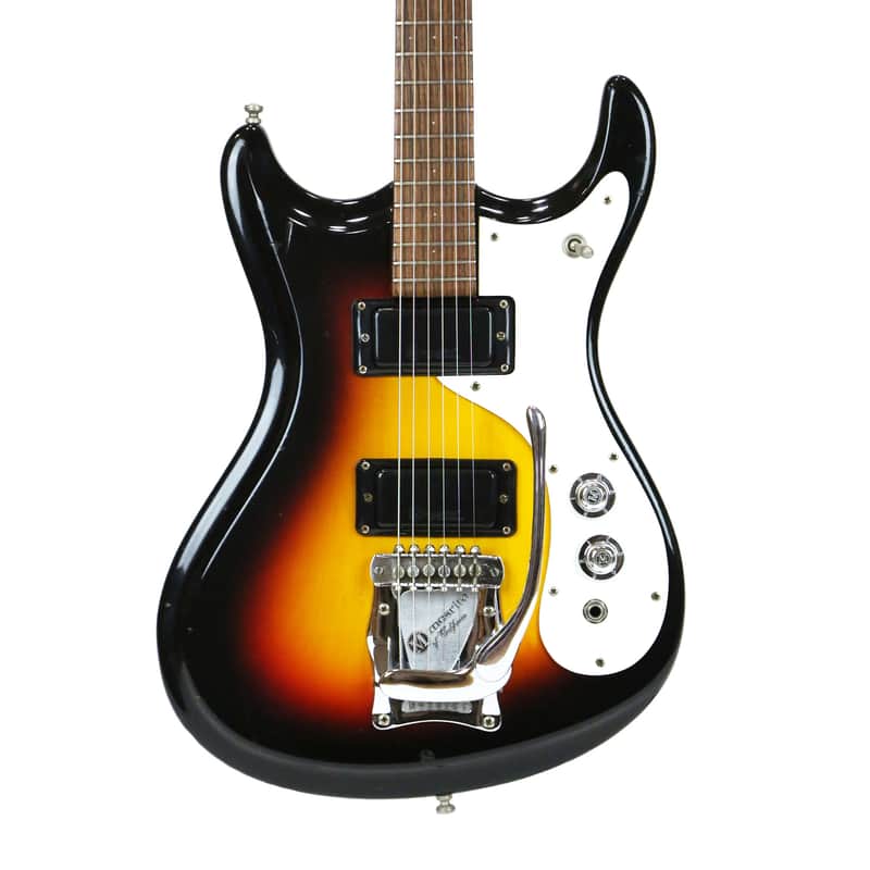 1966 Mosrite The Ventures Model Mark V Vintage Sunburst Electric Guitar- Rare 100% All Original ’66 MK V German Carve Ventures II Bakersfield CA (B180) image 1