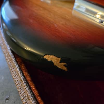 1971 Fender Jazz Bass with Rosewood Fretboard - Sunburst image 14