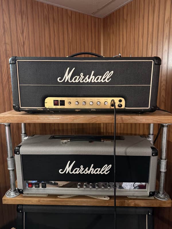 Marshall JMP 1987 50-Watt Guitar Amp Head 1967 - 1975 - Black image 1
