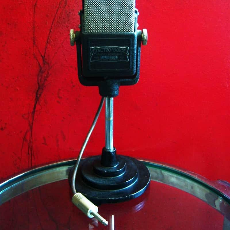 1950s Electro-Voice V-1 Ribbon Velocity Microphone Black