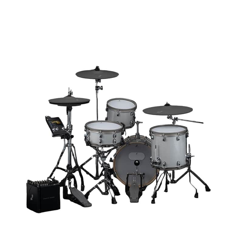 EFNOTE PRO 504 Technical Electronic Drum Set White Sparkle image 1