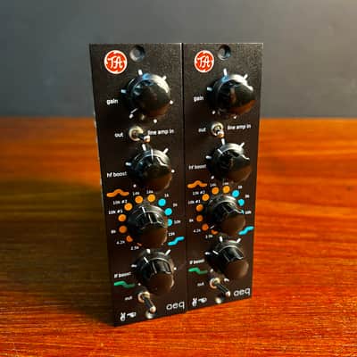 Terry Audio AEQ 'Dual Discrete' 500 Series Line Equalizer Stereo Pair 2026 - Black image 2