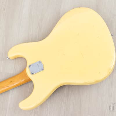 1970s Mosrite Ventures Model “Avenger” Vintage Electric Guitar White w/ Moseley Vibrato, Firstman Japan image 15