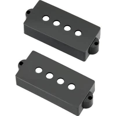 Fender Pure Vintage Precision Bass® Pickup Cover Set Black 0992037000 image 2