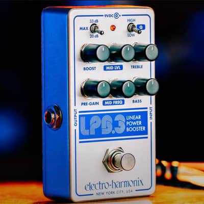 Electro-Harmonix LPB-3 Linear Power Booster Effect Pedal image 3