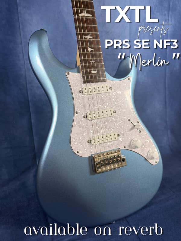 2026 PRS SE NF3 "Merlin" Custom Shop-Inspired Build – Seymour Duncan Little ’78 Set, MannMade Trem image 1
