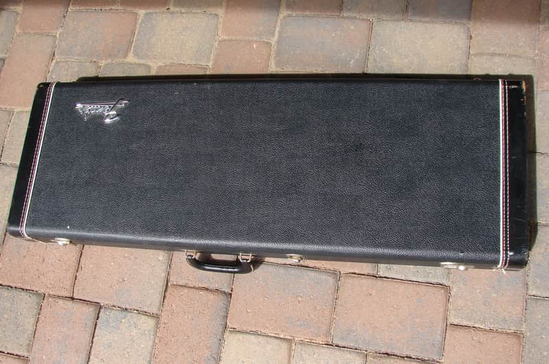 Fender VINTAGE TOLEX STRATOCASTER TELECASTER CASE ORIGINAL MID TO LATE 1960'S EARLY 70"S  - BLACK TOLEX