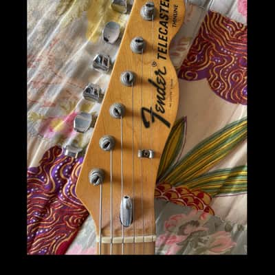 Fender Telecaster Thinline 1972 - Negro (custom color) image 7