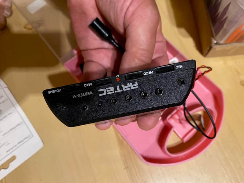 ARTEC VERTEX Magnetic Humbucker + Mic + Piezo pickup image 1