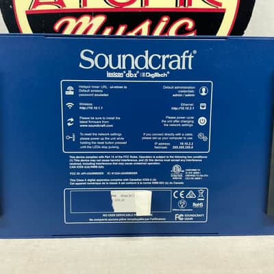 Soundcraft Ui24R 24-Channel Digital Mixer/USB Recorder with Wireless Control 2010s - Blue Bild 6