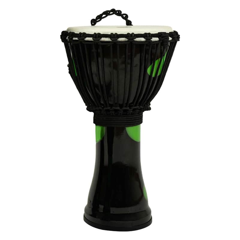 Toca Freestyle Rope-Tuned Djembe w/Goatskin Head 10" Green Magma image 1