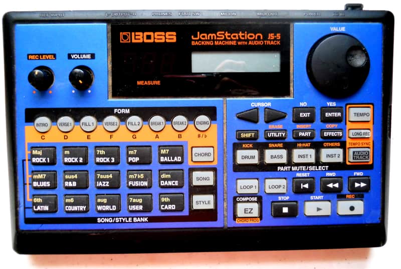 Boss JS-5 Backing Machine with Audio Track image 1