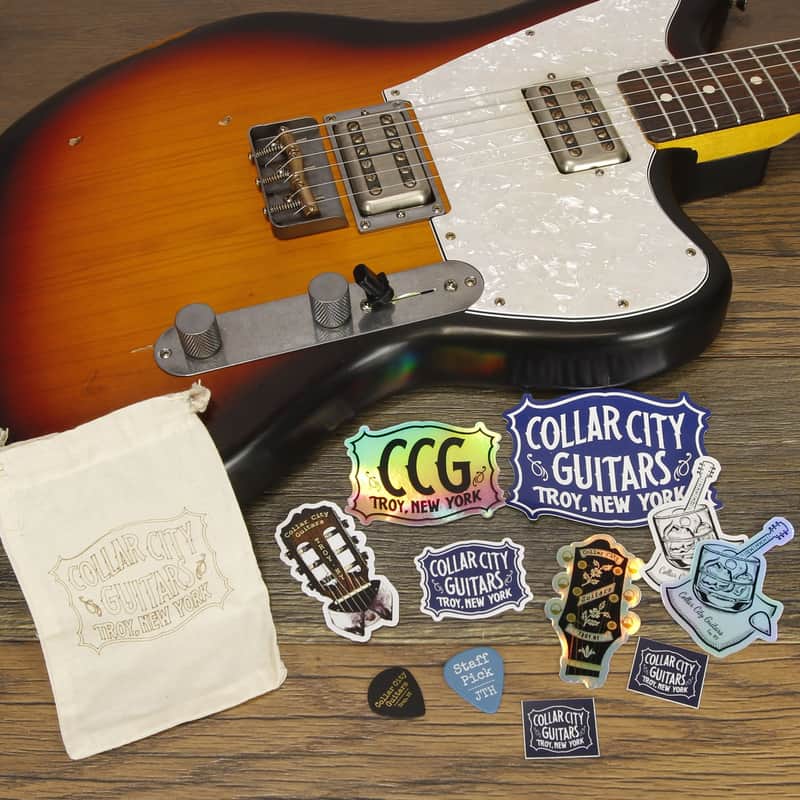 Collar City Guitars Sticker/Pick Pack image 1