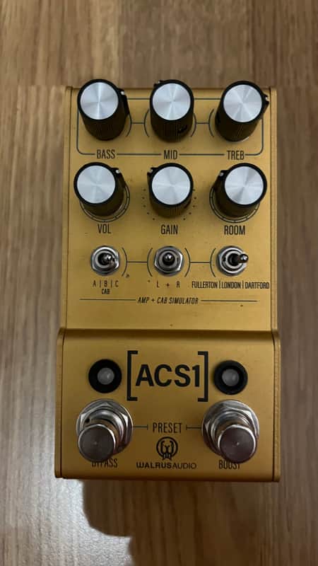 Walrus Audio Mako ACS1 Amp + Cab Simulator 2021 - 2024 - Gold image 1