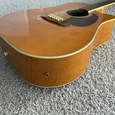 Fender La Brea California Series Flame Maple Vintage Acoustic Electric Guitar image 3