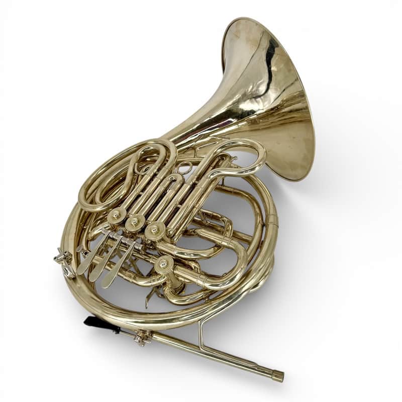 Conn 8D - F/Bb Double French Horn (Elkhart Era Circa 1966) - Nickel Silver - Fixed Bell - Unlacquered Finish - Serial #: H78969 (Pre-Owned) image 1