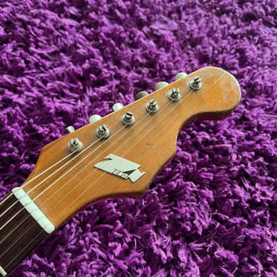 1965-1969 Zen-On/Morales ZES-130 Fender Offset MIJ Vintage Guitar Sunburst image 11