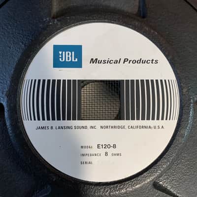 JBL E120 12" Speaker 8 ohms w/ 1x12 Cabinet - Near Mint Condition image 11