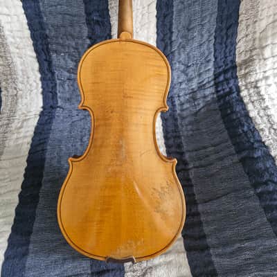 Eduard Soukup Louny handmade antique 3/4 Violin - brown varnish image 5