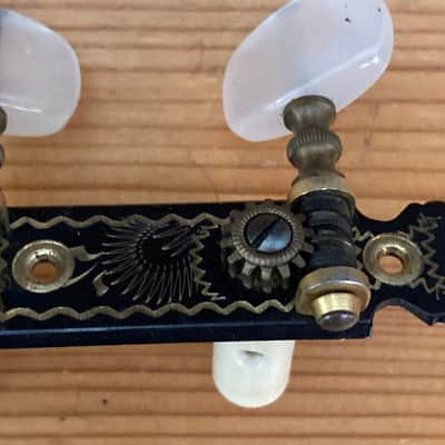Vintage Engraved Fustero Classical Spanish Guitar Tuning Heads Tuners Circa 1970 image 11