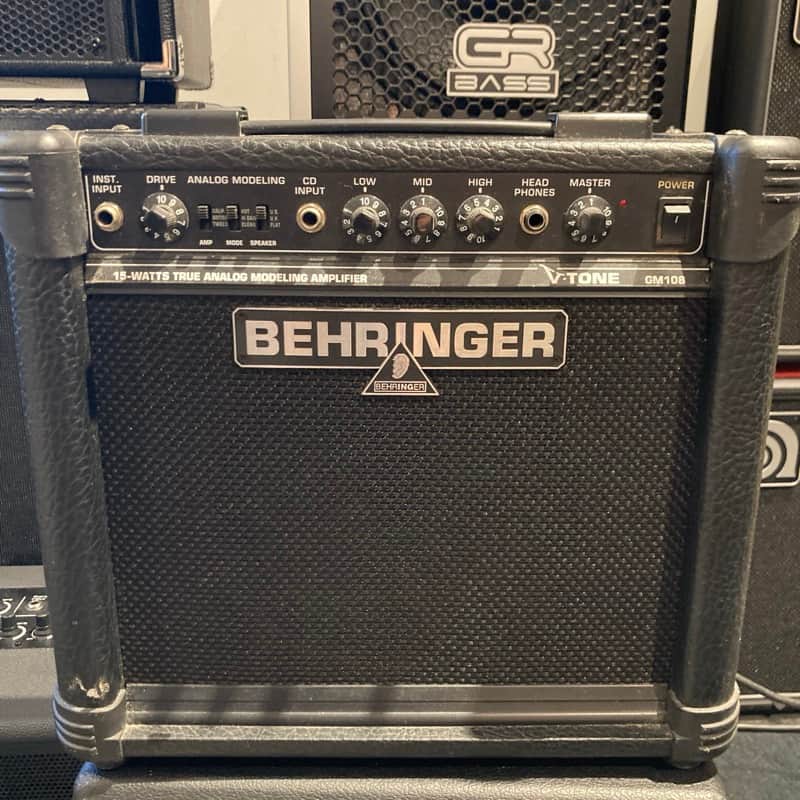 Behringer GM108 V-Tone 8" 15-Watt Guitar Combo 2000s - Black image 1