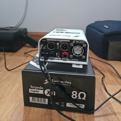 Two Notes Torpedo Captor X 8ohm Stereo Reactive Load Box / Attenuator 2020 - White image 3