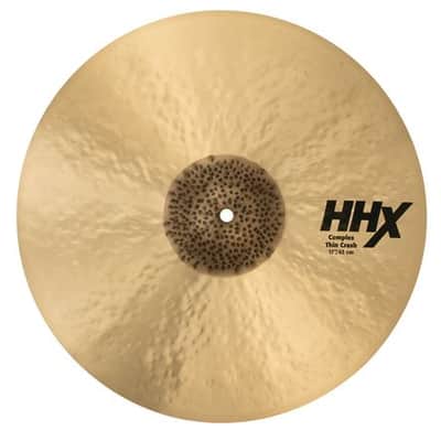 Sabian HHX Complex 17 Inch Thin Crash Natural Finish image 3