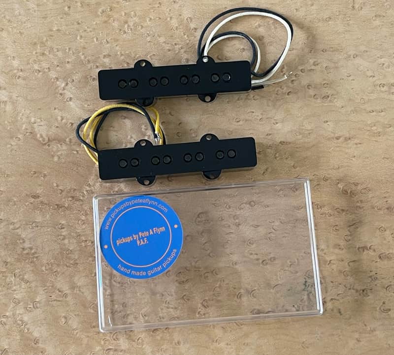 Pickups by Pete A Flynn Jazz Bass pickups - black image 1