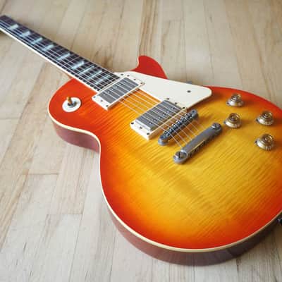 1980s Burny by Fernandez Super Grade Les Paul Standard Vintage Guitar Flame Top Japan image 12
