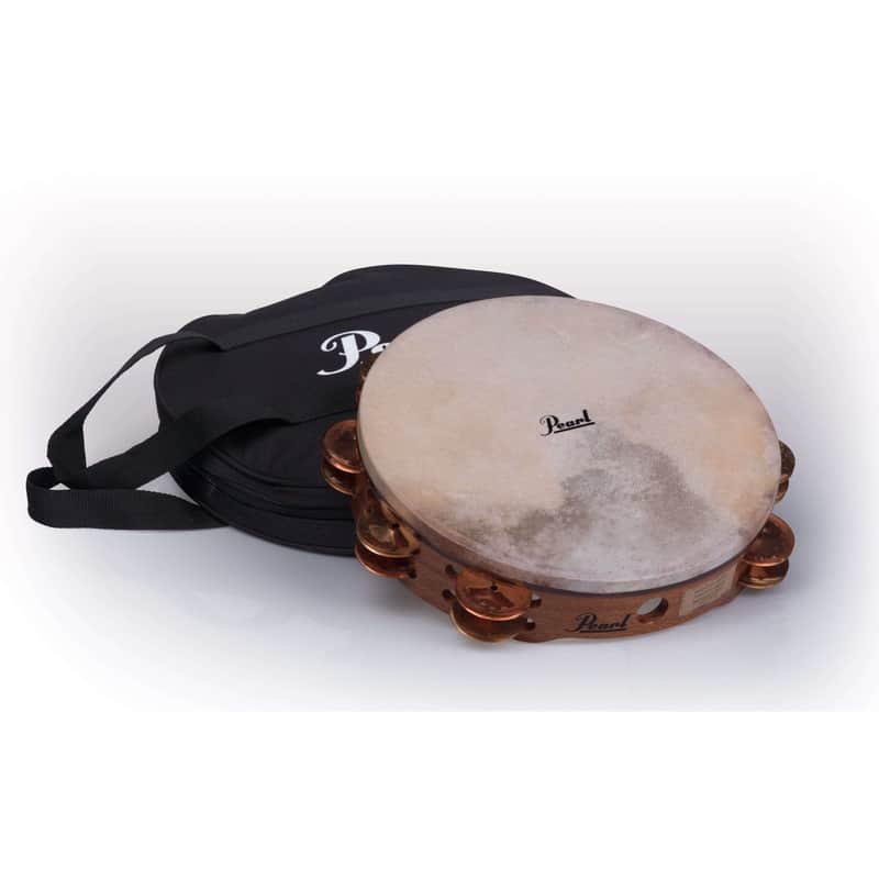 Pearl Orchestral Tambourines : Beryllium Copper/Phosphor Bronze 10" image 1