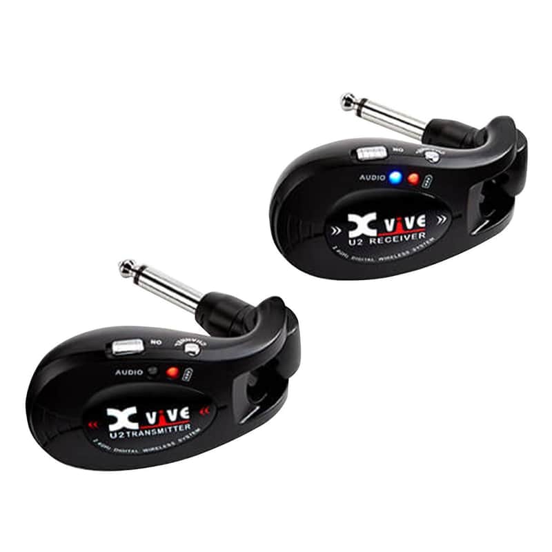 Xvive U2 Complete Live Guitar Bass Instrument Wireless System Black - Open Box Mint image 1