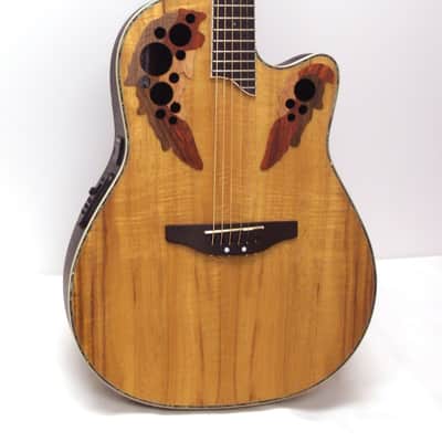 Ovation Celebrity Deluxe CC44-FKOA Acoustic-Electric Guitar - Koa image 1