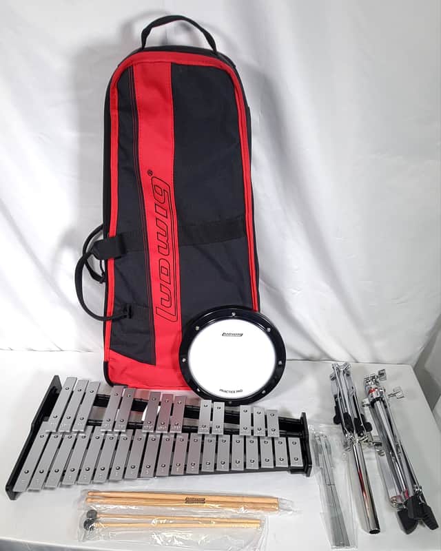 Ludwig LM652BBR Student Bell Kit w/Practice Pad (Slightly Used) image 1