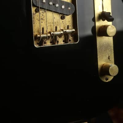 1986-1987 Fender Telecaster TLG-80-55, ALL BLACK, Made in Japan - Black / Pro Set Up image 5