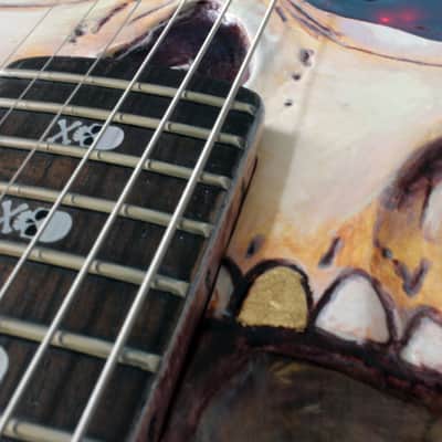 Devil & Sons Skull and Crossbones 2017 Handpainted image 5
